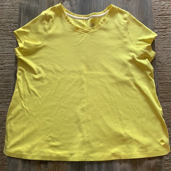 Isaac Mizrahi Live! Essentials V-Neck T-Shirt - Picture 3 of 8